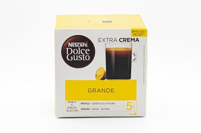 Кофе натуральный жареный молотый Nescafe Dolce Gusto Grande Crema 16 кап. 136 гр