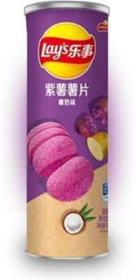 Чипсы Lay's Фиолетовая Картошка и Кокос в тубе 90 гр