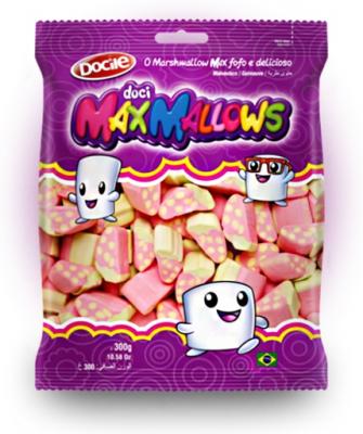 Маршмеллоу MAXMALLOWS клубнички с клубничным вкусом 250 грамм