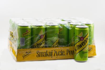Напиток безалкогольный сильногазированный Schweppes Лимон 330 мл ж/б