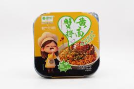 Самонагревающаяся лапша быстрого приготовления Lei Qia со вкусом краба и икры 266 г