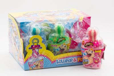 Леденец соска с кислой пудрой Johny Bee Babe sucker 32г